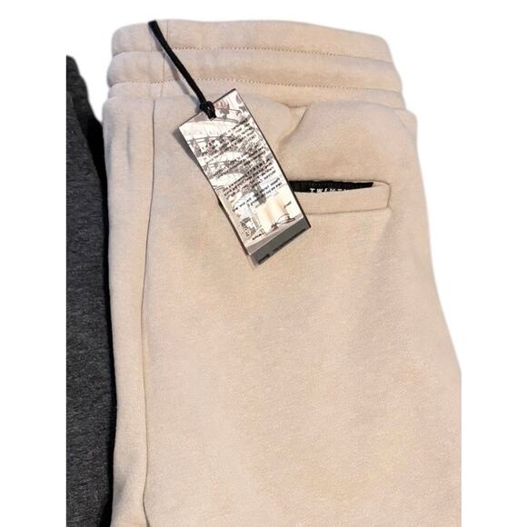 Twenty Montreal Felt Connect Sweatpants Small Beige Cotton Joggers - Picture 3 of 3